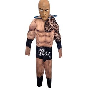 WWE The Rock Muscle Costume - Kids Age 7/8